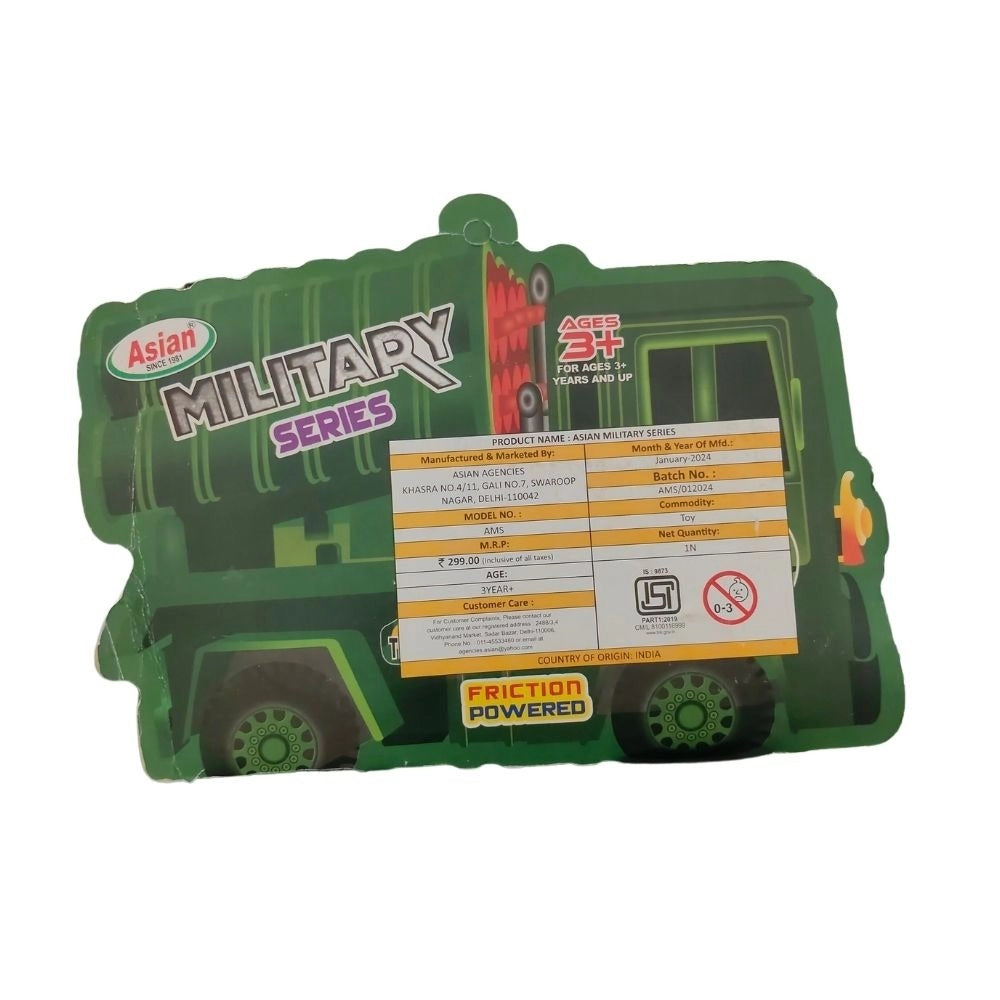 Agni Missile Launcher Military Truck | Plastic | Toys| 1+ Years