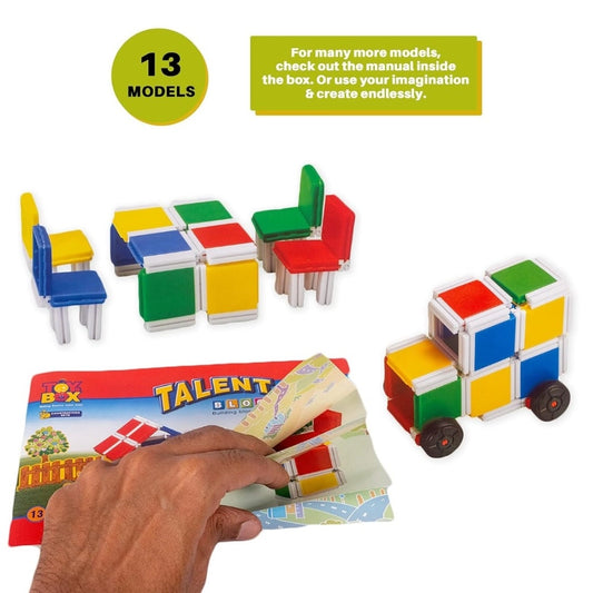 66_Pcs Set Talent Small Block | Plastic | Educational Toys | 3+ Years