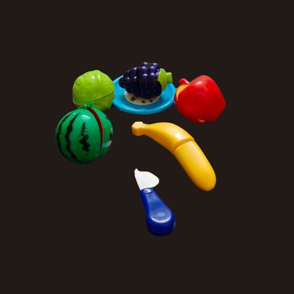 5_Pcs Set Cutting Fruits | Plastic | Toys| 1+ Years