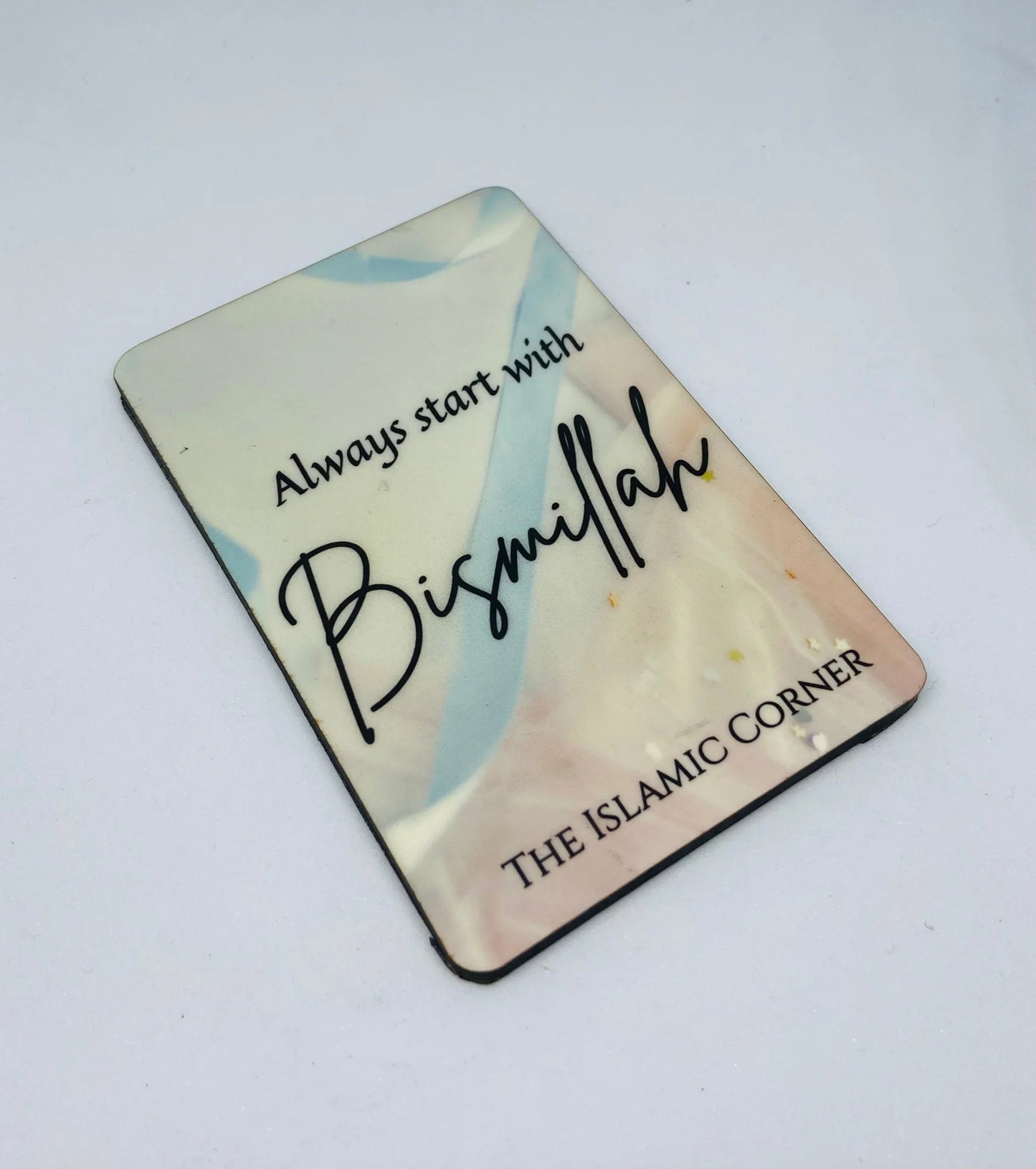 Premium Islamic Bismillah Pocket Card – Always Start with Bismillah