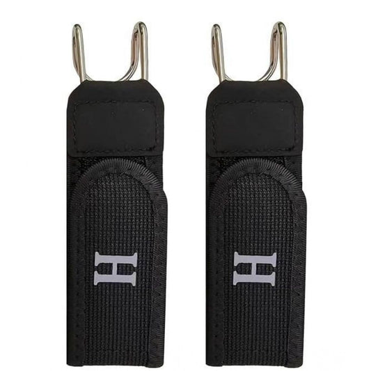 Generic Pack of 2 Buckle Less Belt Pair (Black)
