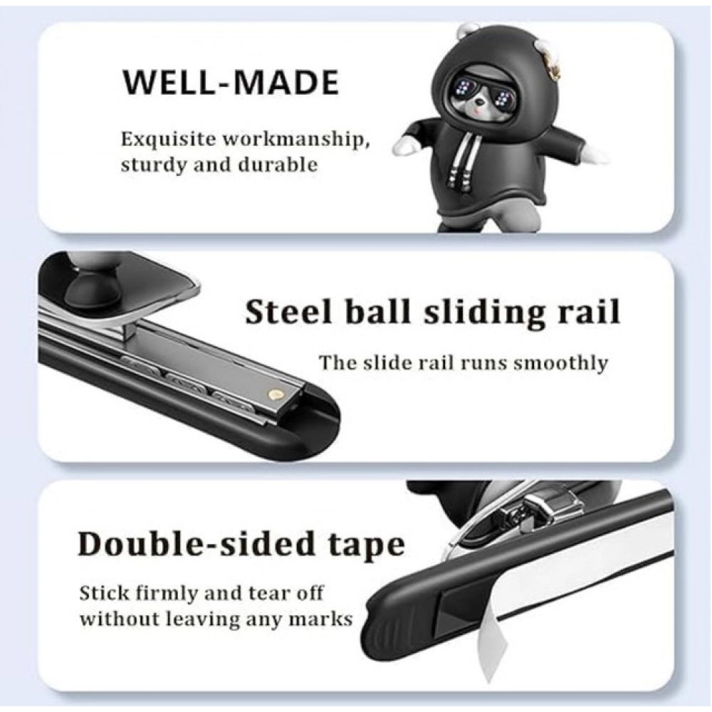 Generic Car Slidder Panda (Black)