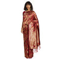 Banarasi Silk Saree with Blouse — Red (5.4m)
