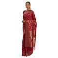 Banarasi Silk Saree — Red (5-6m)