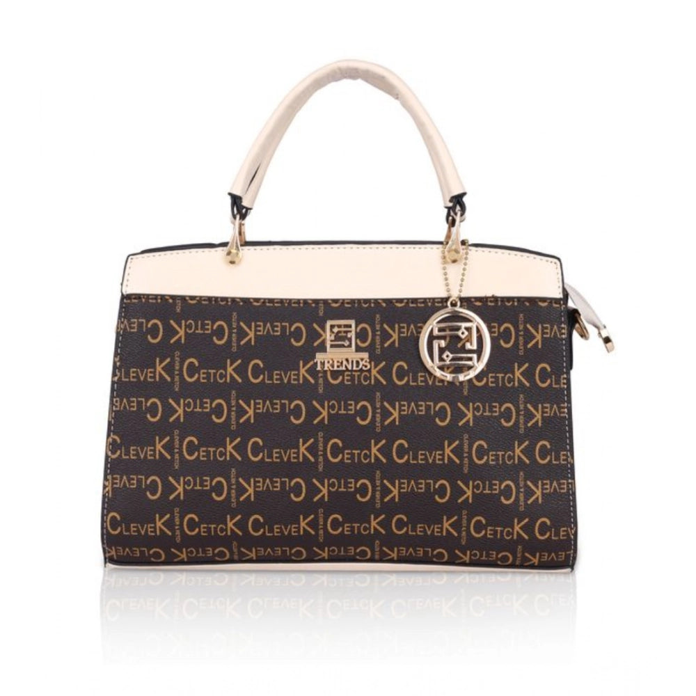 Women’s Printed Faux Leather Handbag – Elegant Everyday Carry