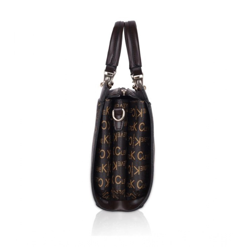 Women’s Printed Faux Leather Handbag – Elegant Everyday Carry