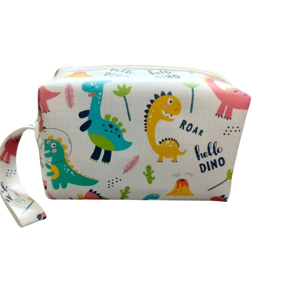 Pouch - Dinosaur Theme |   Canvas  |   Stationery | 3+ Years