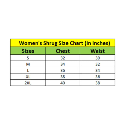 Generic Women's Denim Smocking 3-4th Sleeves Shrug (Blue)