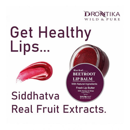 Generic Unisex Herbal Dark And Chapped Lips Beetroot &amp; Cherry Lip Balm Pack Of 2 (20gm)