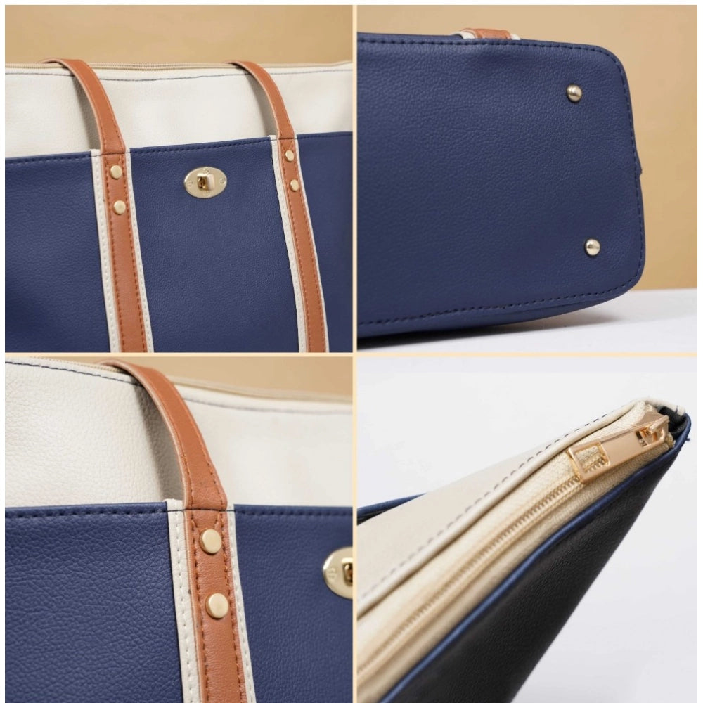 Women’s Faux Leather Structured Handbag – Elegant Everyday Carry
