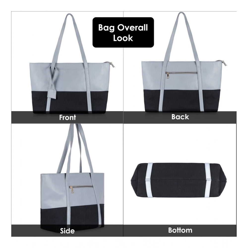 Women’s Faux Leather Structured Handbag – Elegant Everyday Carry