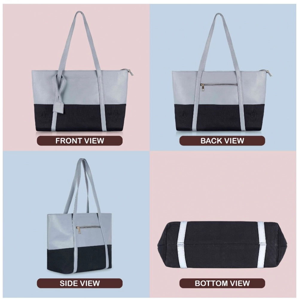 Women’s Faux Leather Structured Handbag – Elegant Everyday Carry