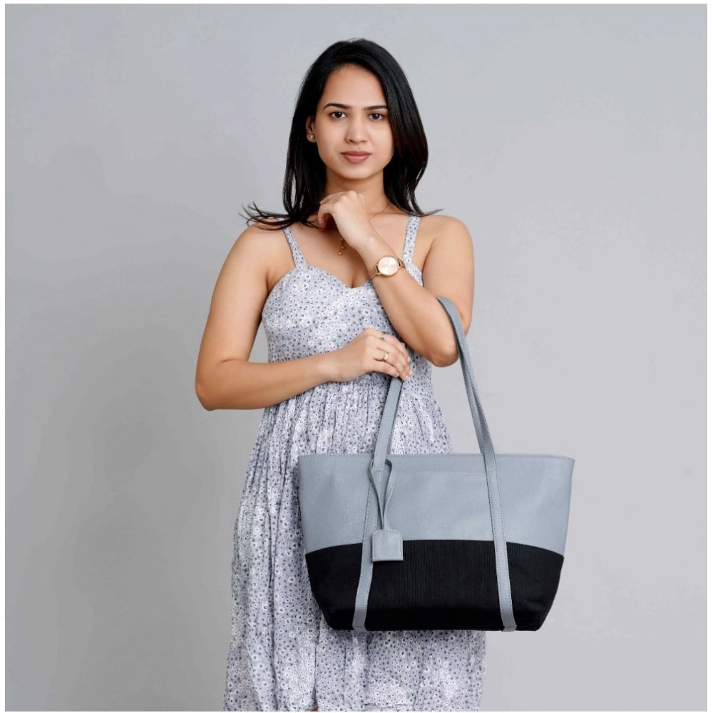 Women’s Faux Leather Structured Handbag – Elegant Everyday Carry