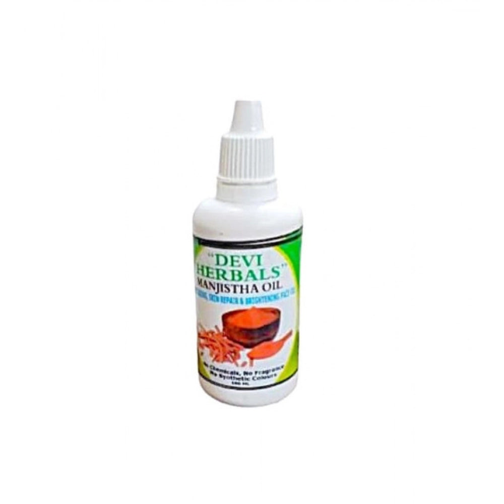 Generic Devi Herbal Manjistha 50 ML Oil - Natural, Anti-Aging And Breathable Hair Oil