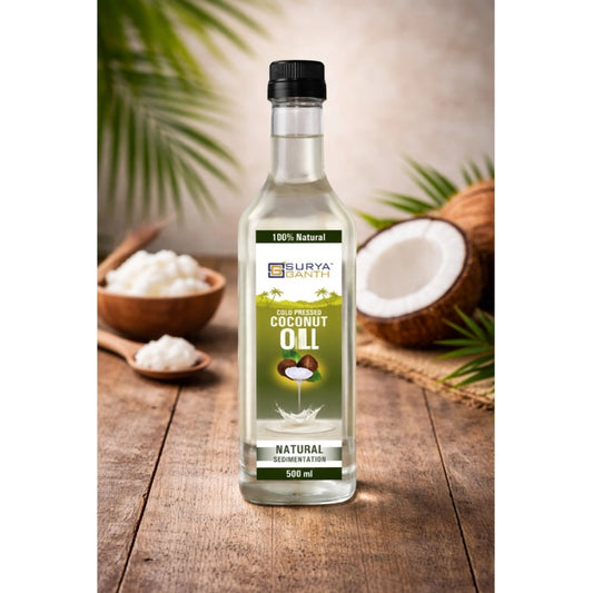 Generic Surya Ganth Cold Pressed Coconut Oil (Natural Sedimentation)