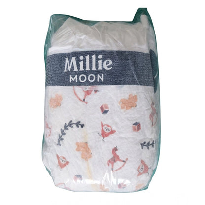 Generic Pack of_10 Pcs Cotton Baby Diapers (White)