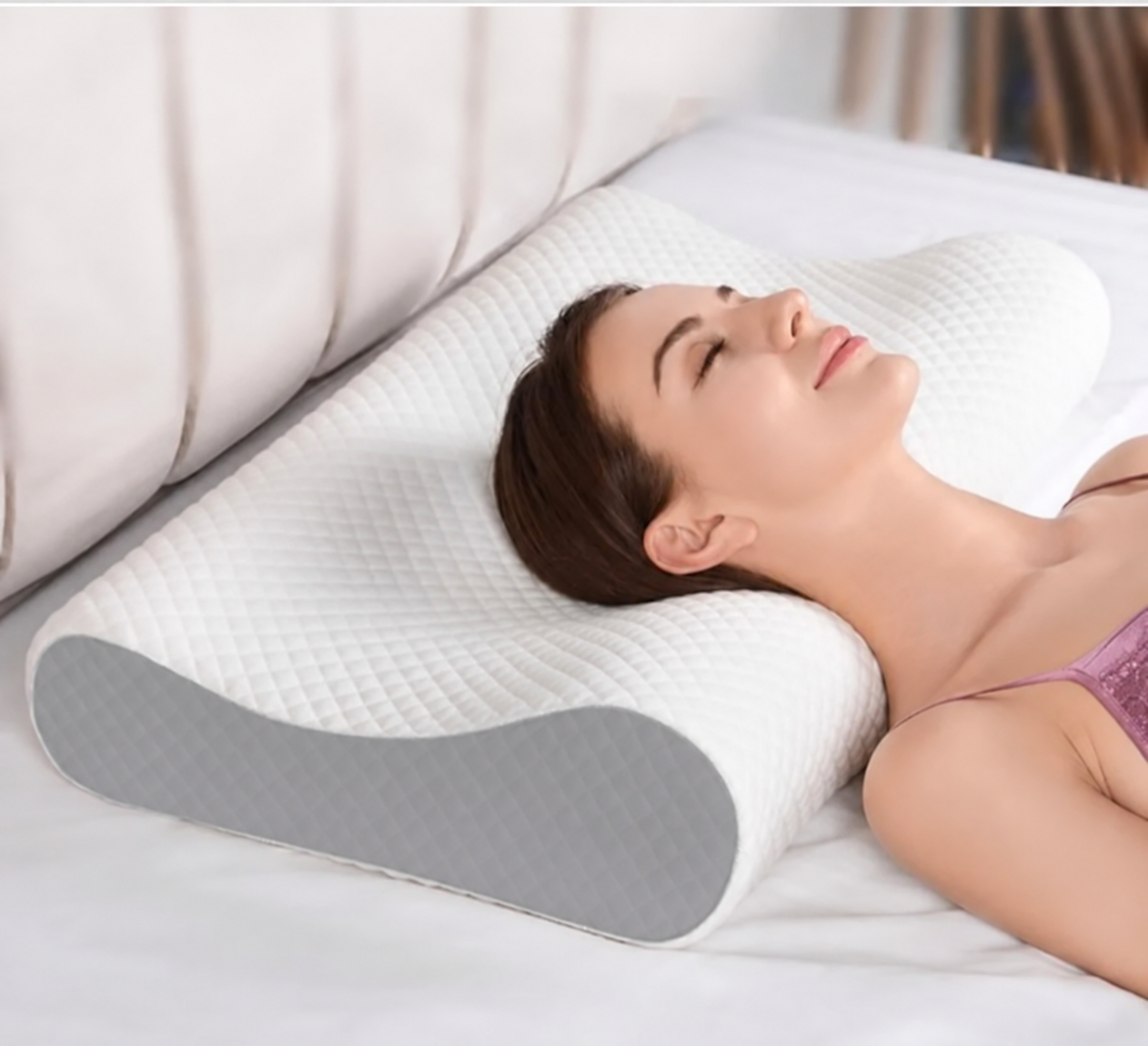 Ergonomic Memory Foam Pillow – Neck & Head Support Pillow