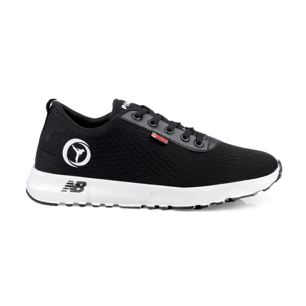 Generic Men's Casual Mesh Lace-ups Casual Shoes (Black)