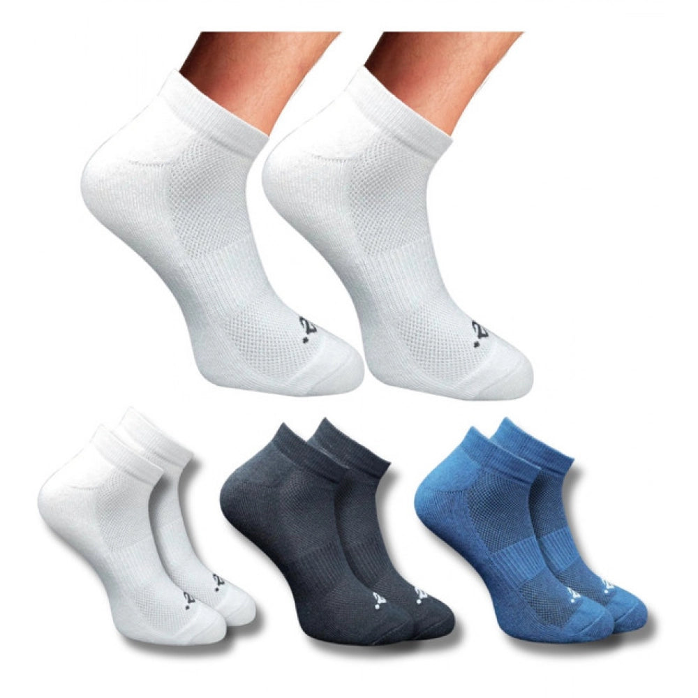 Generic 3_Pair Set Unisex Casual Cotton Printed Low Cut Socks (Multicolor)