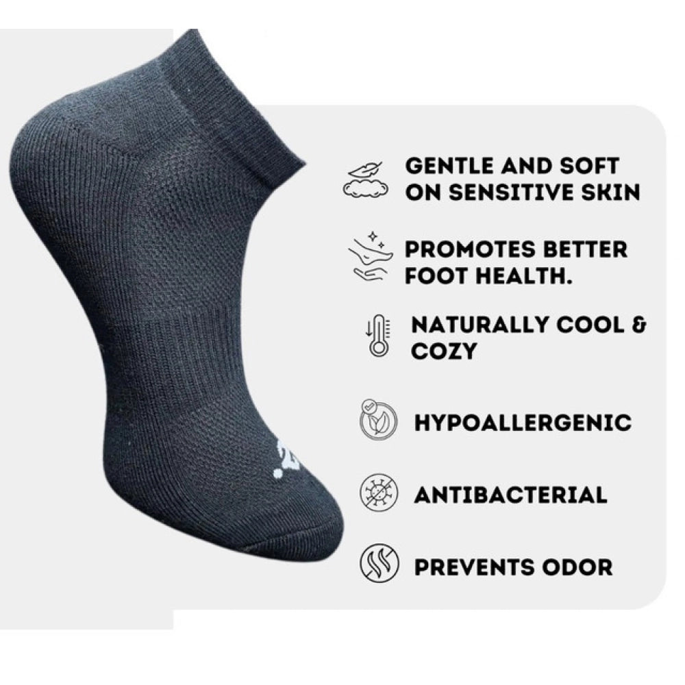 Generic 3_Pair Set Unisex Casual Cotton Printed Low Cut Socks (Multicolor)