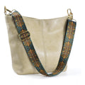 Women’s Beige PU Leather Handbag – Stylish Zipper Shoulder Tote Bag