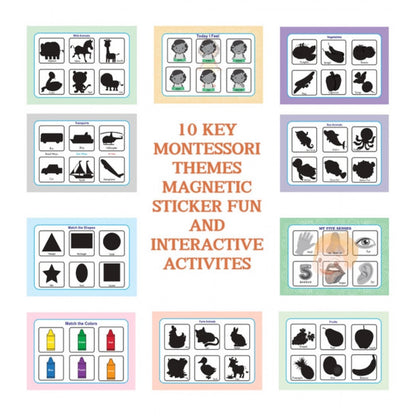 Generic Mini Busy Book – Early Learning Activity Book for Kids (2–4 Years, Multicolor)
