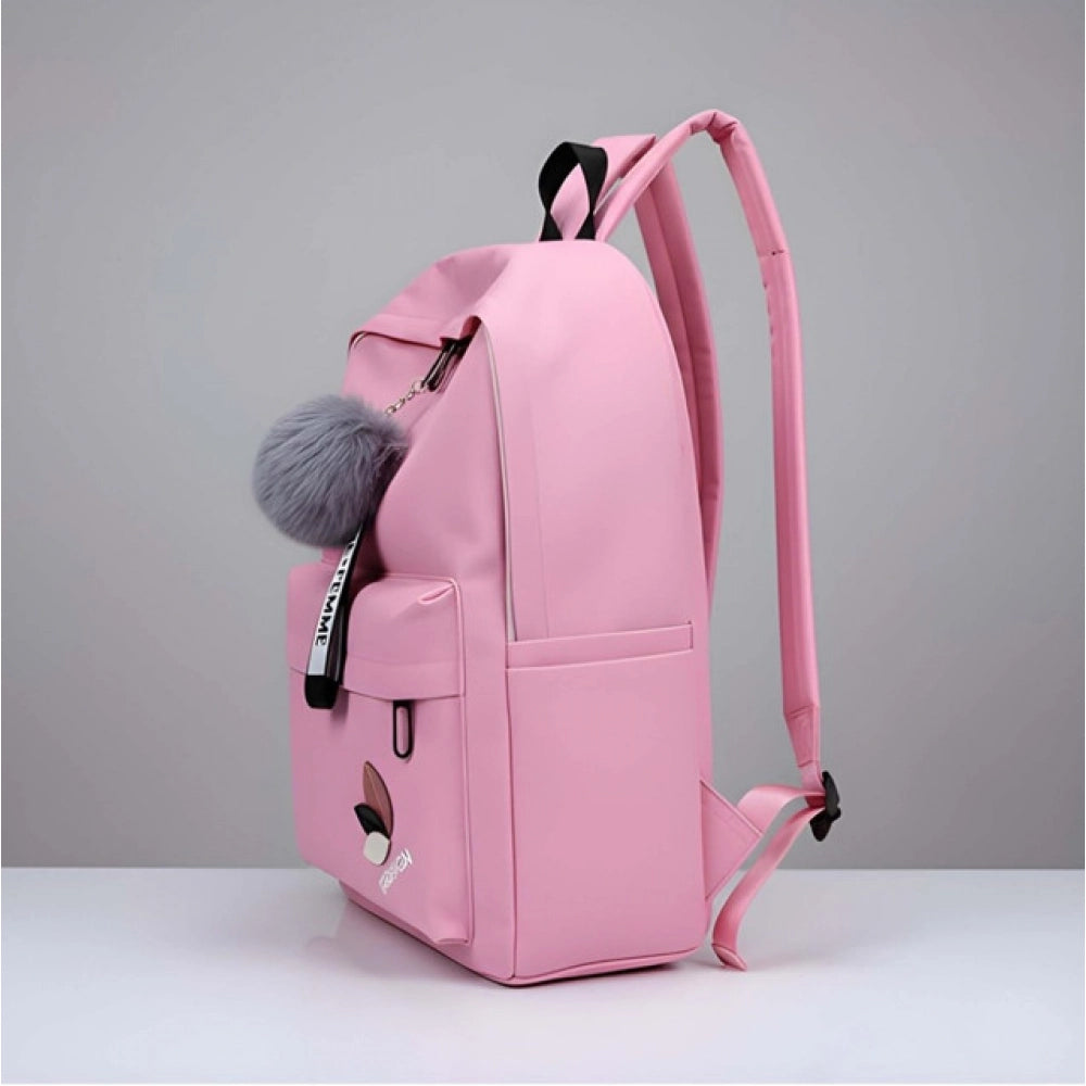 Urban Everyday Leather Backpack – Multi-Colour Zipper Backpack