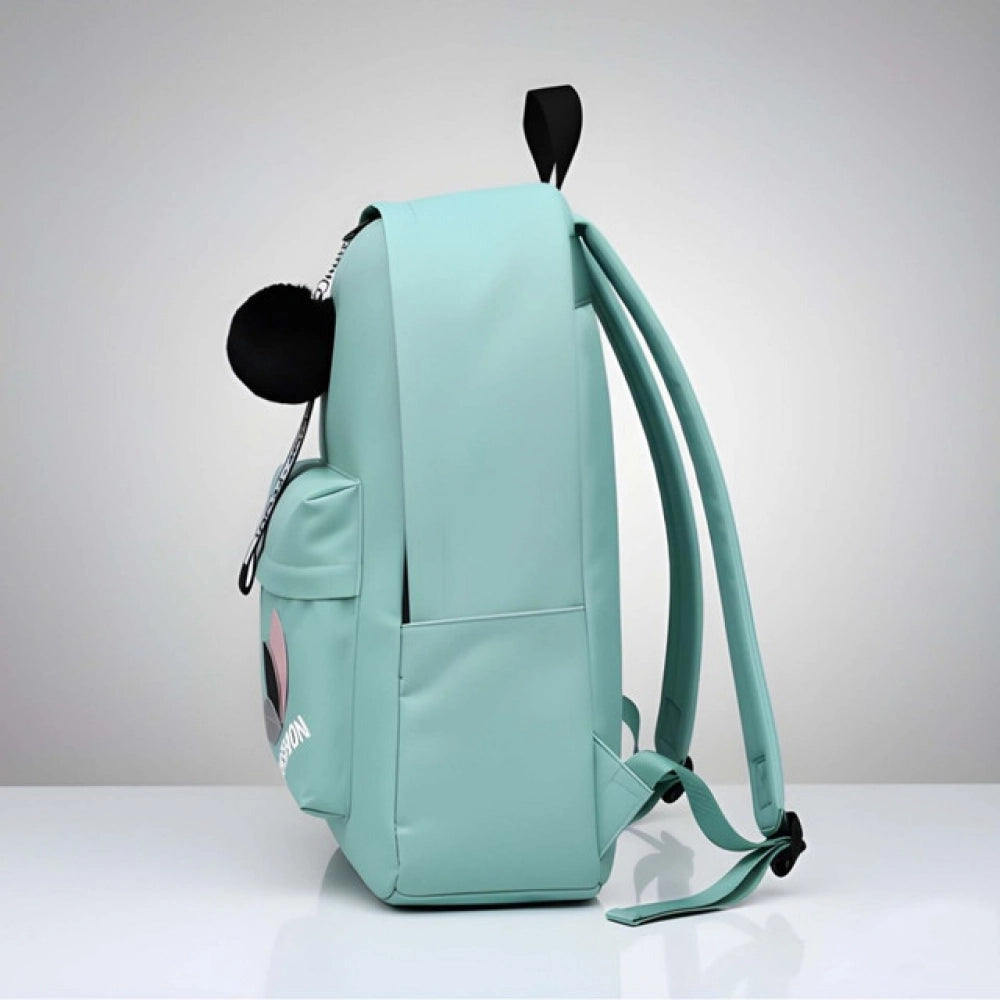 Urban Everyday Leather Backpack – Multi-Colour Zipper Backpack