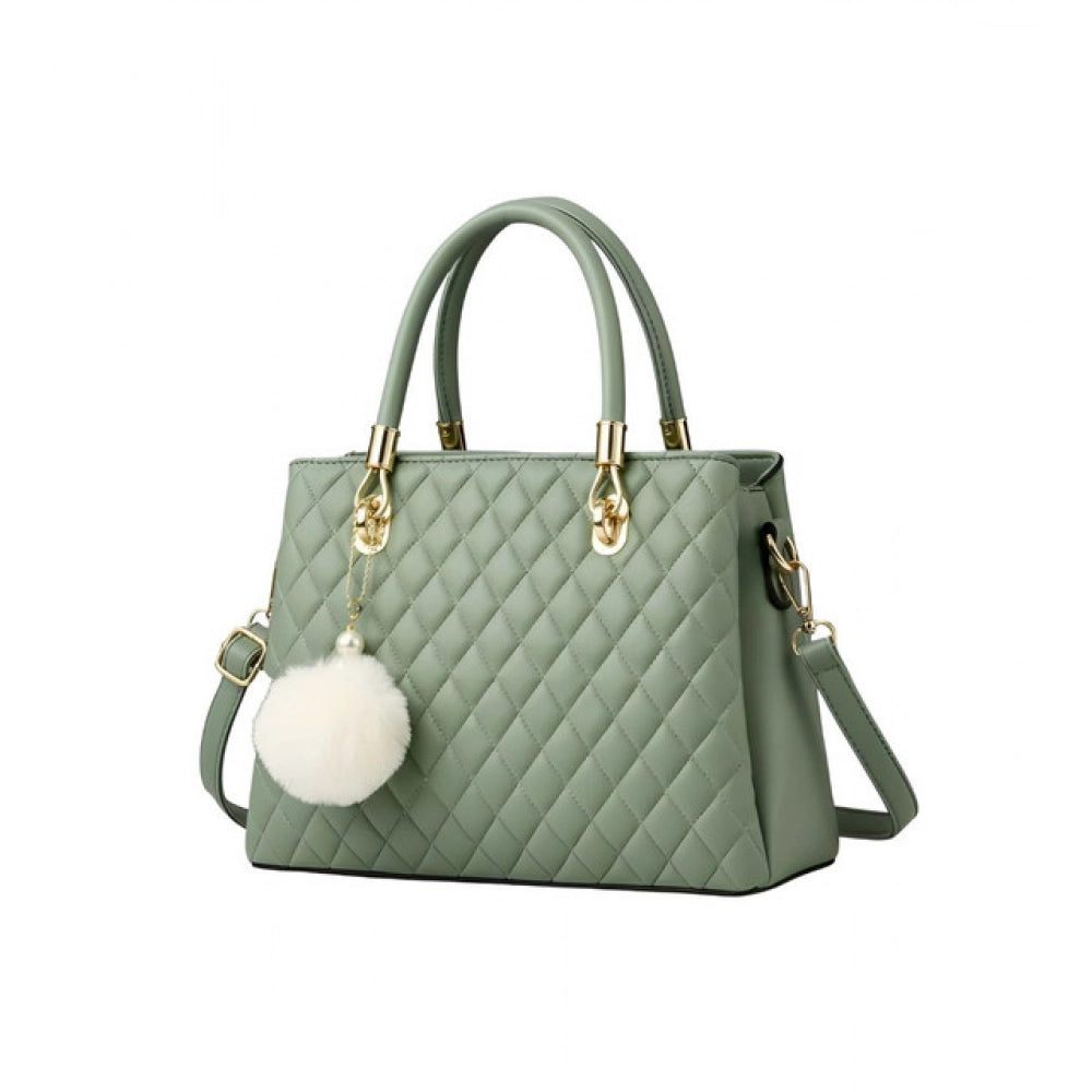 Luna Multi-Colour PU Leather Handbag – Structured Carryall with Shoulder Strap