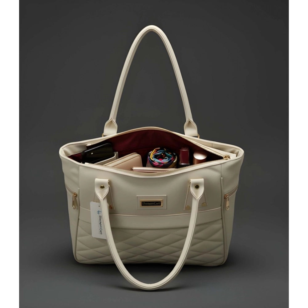 Women’s Multicolour PU Leather Shoulder Handbag – Stylish Zipper Tote Bag