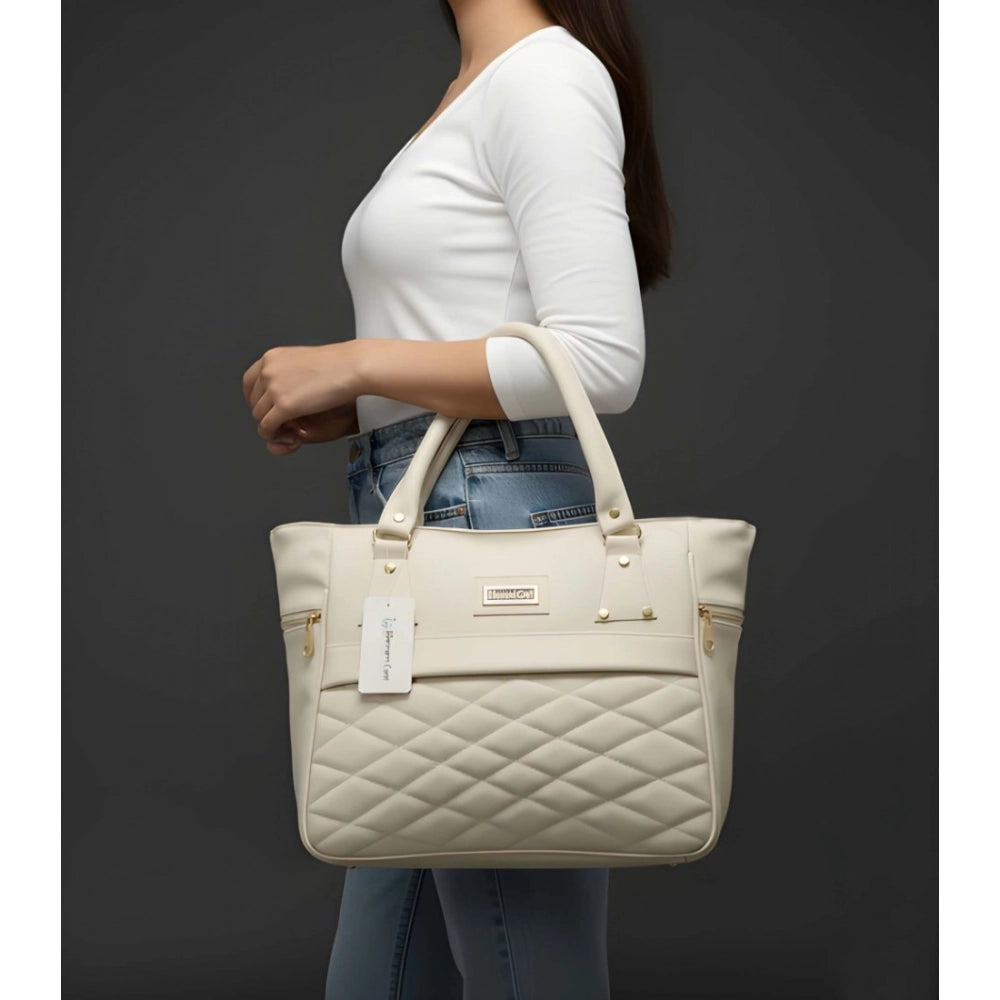 Women’s Multicolour PU Leather Shoulder Handbag – Stylish Zipper Tote Bag