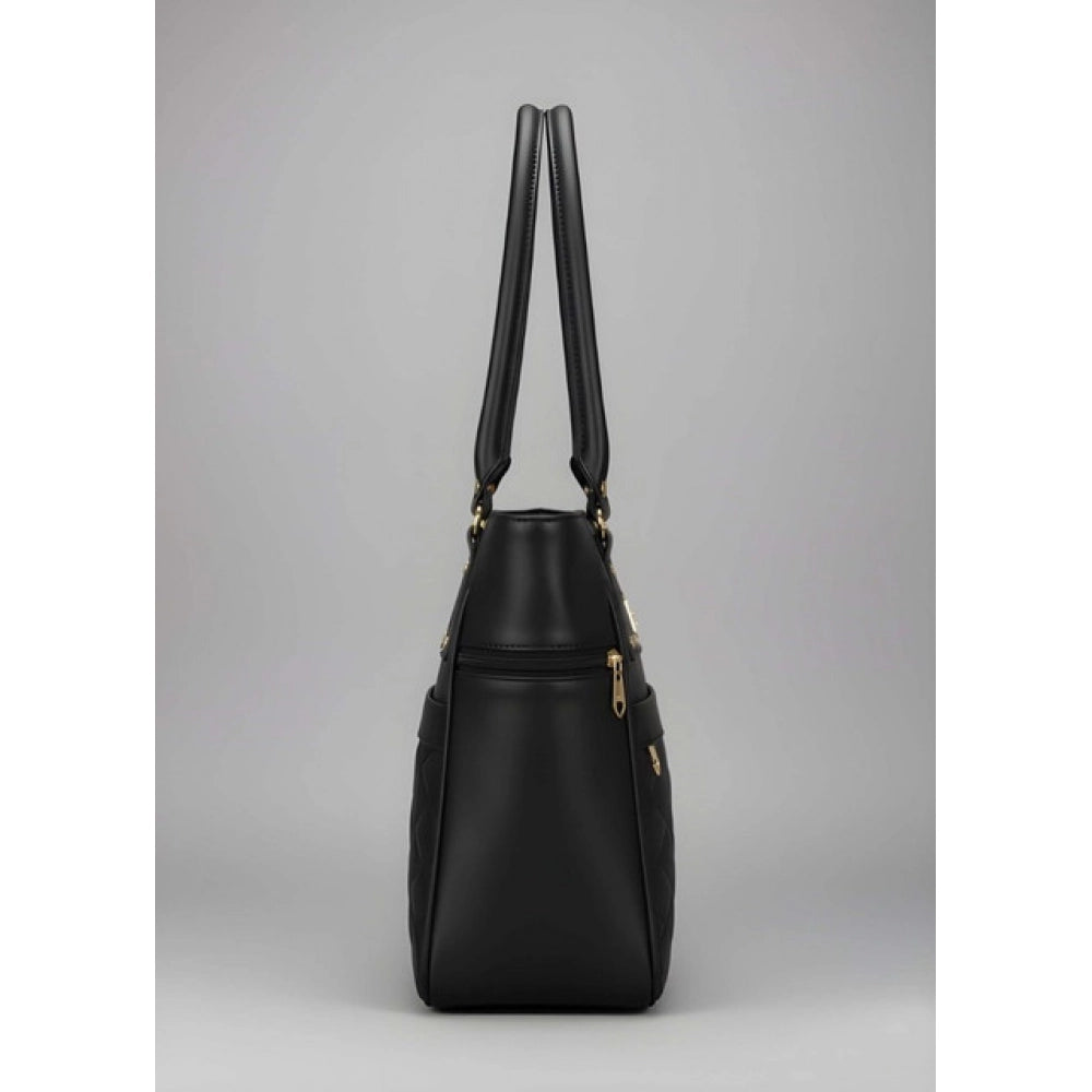 Women’s Multicolour PU Leather Shoulder Handbag – Stylish Zipper Tote Bag