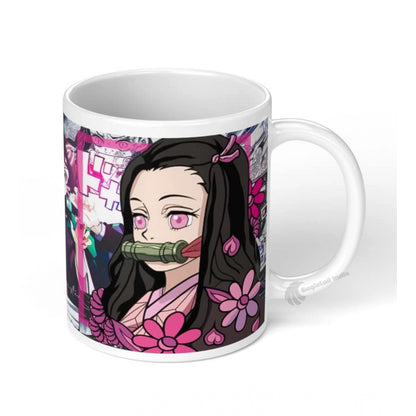 Generic Anime Kamado Nezuko Ceramic Printed Coffee Mug (White)