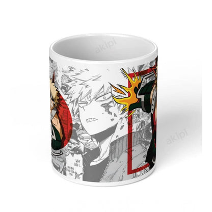 Generic Anime Katsuki Bakugo Ceramic Printed Coffee Mug (White)