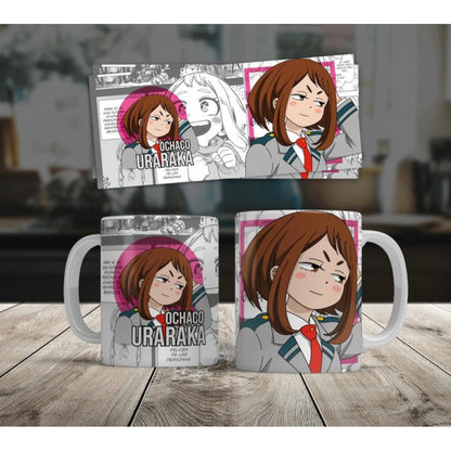 Generic Anime Ochaco Uraraka Ceramic Printed Coffee Mug (White)