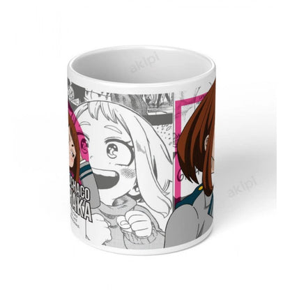 Generic Anime Ochaco Uraraka Ceramic Printed Coffee Mug (White)