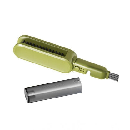 Generic Stainless Steel-Plastic Solid Kitchen Knife Cleaner Brush (Green)