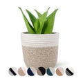 Generic Cotton Flower Pot With Out Lid (White-Kidi)