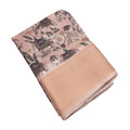 Generic Women's Cotton Silk Printed Saree With Unstitched Blouse 5.5Mtr (Cream-Black)