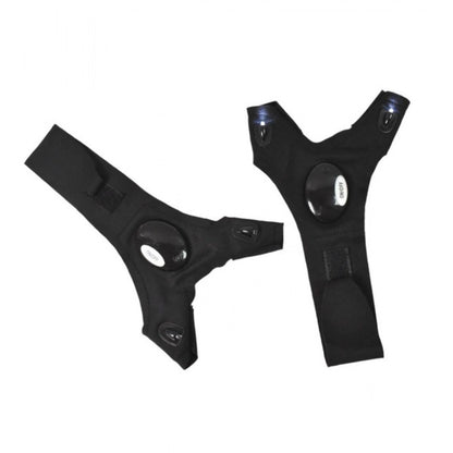Generic Pack of 2 LED Flashlight Gloves (Black)