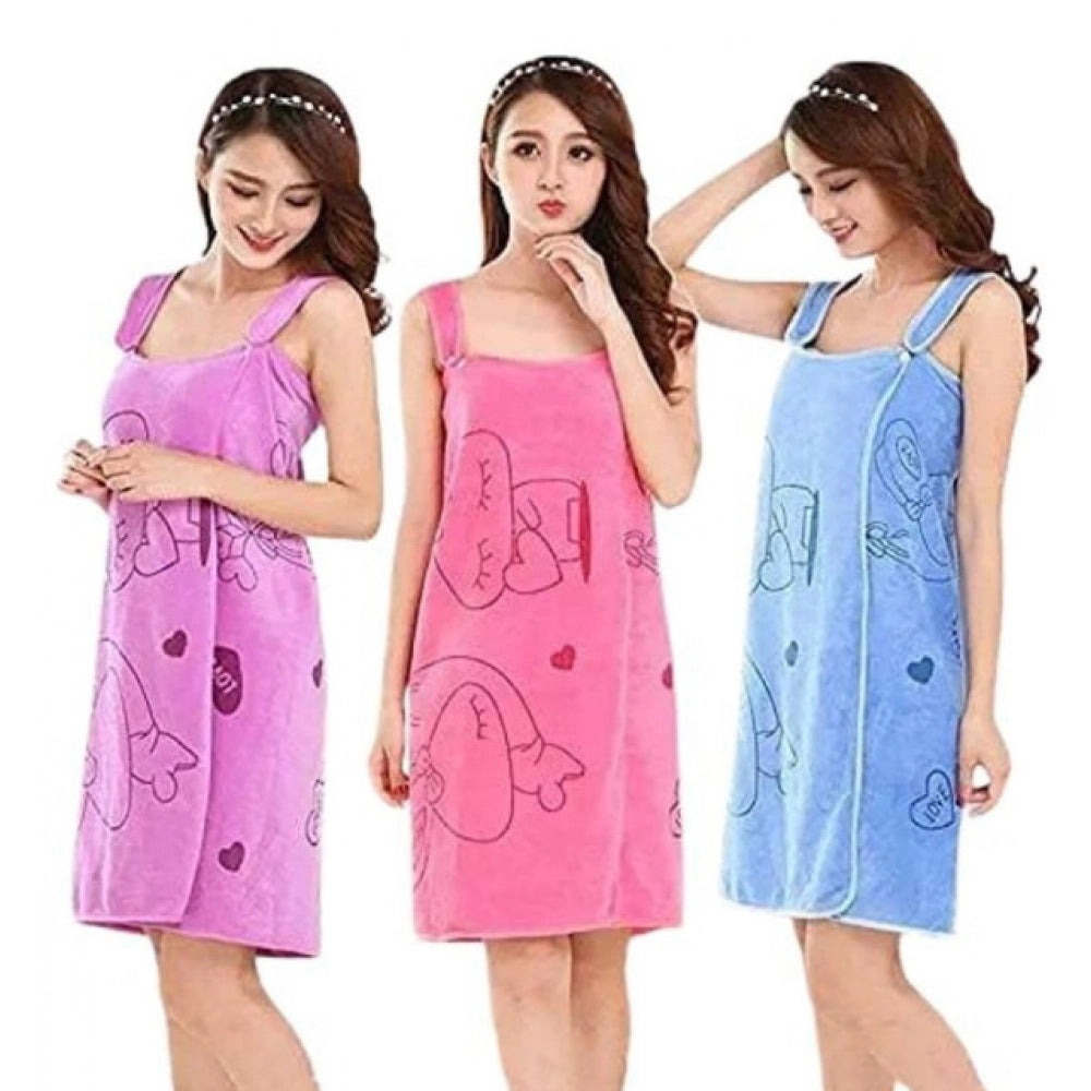 Generic Pack of 2 Bath Towel (Multicolor)