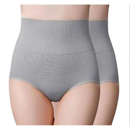 Generic Pack of 2 229 Women's High-Waisted Briefs (Multicolor)