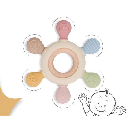 Generic Silicone Baby Teether (Multicolor)