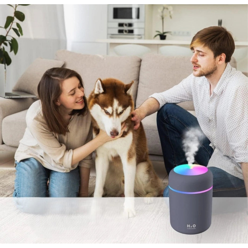 Generic H2O Humidifier Aroma Diffuser (Multicolor)