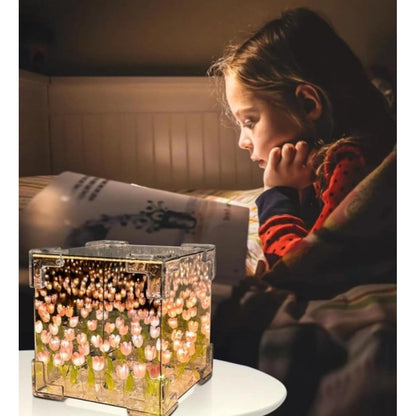 Generic Cube Tulip Lamp (Multicolor)