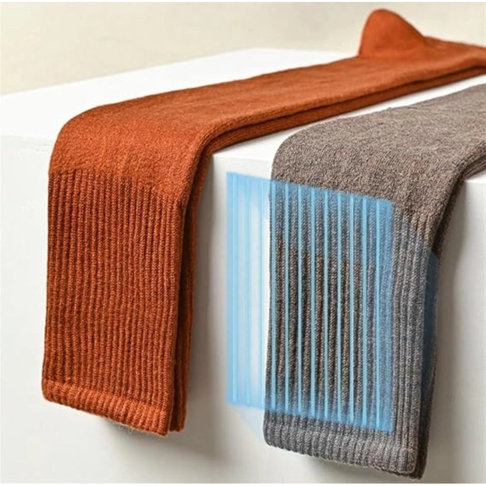 Generic Pack of 2 Warm Wool Socks (Multicolor)