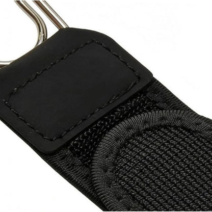 Generic Pack of 2 Buckle Less Belt Pair (Black)