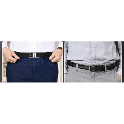 Generic Pack of 3 Shirt Tucker Belt (Black)