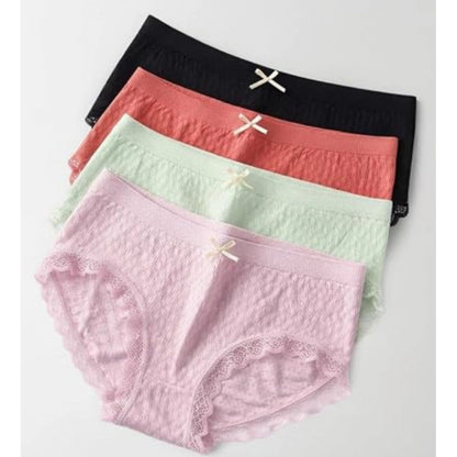 Generic Pack of 2 2020 women's Cotton High Waist Full Coverage Briefs (Multicolor)