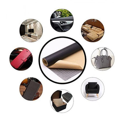 Generic Pack of 2 Leather Repair Patch (Black)